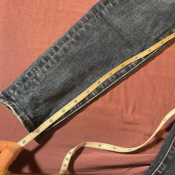 American Eagle Outfitters Super Hi Rise Jegging Blue Jeans - Size 2 short - Picture 5 of 10